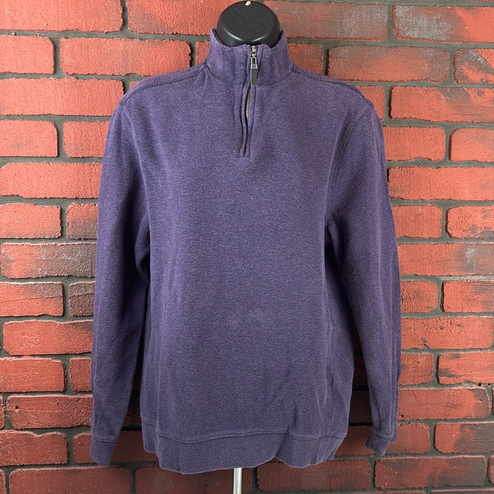 Tasso Elba Woman's Small Purple 1/4 Zip Sweater – Cozy, Activewear